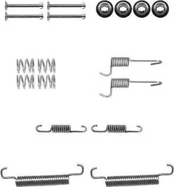 HELLA 8DZ 355 201-041 - Set accesorii, sabot de frana aaoparts.ro