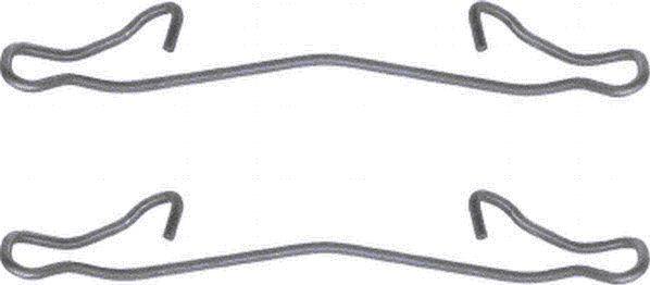 HELLA 8DZ 355 201-161 - Set accesorii, etrier frana aaoparts.ro