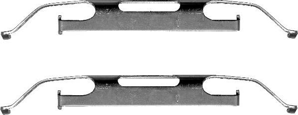 HELLA 8DZ 355 201-291 - Set accesorii, etrier frana aaoparts.ro