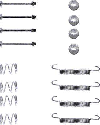 HELLA 8DZ 355 201-731 - Set accesorii, saboti frana parcare aaoparts.ro