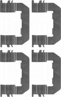 HELLA 8DZ 355 203-931 - Set accesorii, placute frana aaoparts.ro