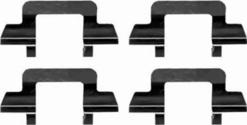 HELLA 8DZ 355 203-601 - Set accesorii, placute frana aaoparts.ro