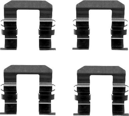 HELLA 8DZ 355 203-251 - Set accesorii, placute frana aaoparts.ro