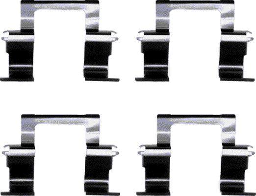 HELLA 8DZ 355 202-971 - Set accesorii, placute frana aaoparts.ro