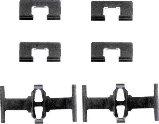 HELLA 8DZ 355 202-271 - Set accesorii, placute frana aaoparts.ro