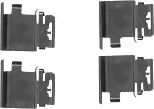 HELLA 8DZ 355 207-011 - Set accesorii, placute frana aaoparts.ro