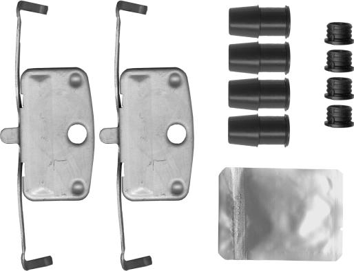 HELLA 8DZ 355 207-301 - Set accesorii, etrier frana aaoparts.ro