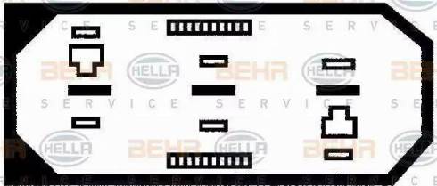 HELLA 8EW 009 144-531 - Ventilator, radiator aaoparts.ro