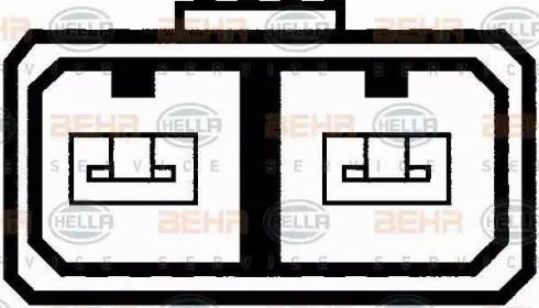 HELLA 8EW 009 157-301 - Ventilator,aer conditionat aaoparts.ro