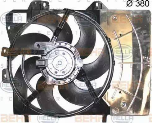 HELLA 8EW 351 044-171 - Ventilator, radiator aaoparts.ro