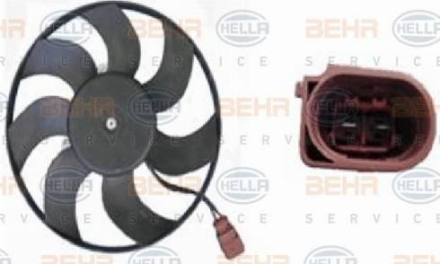 HELLA 8EW 351 040-414 - Ventilator, radiator aaoparts.ro