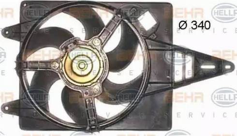 HELLA 8EW 351 043-711 - Ventilator, radiator aaoparts.ro