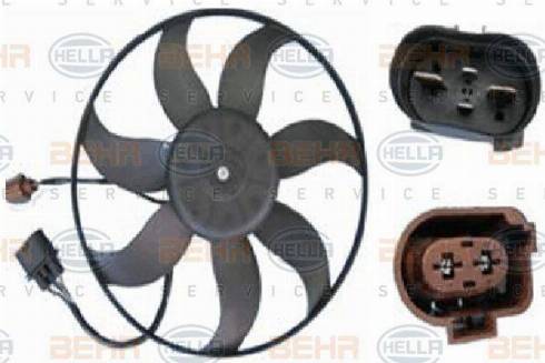 HELLA 8EW 351 039-194 - Ventilator, radiator aaoparts.ro