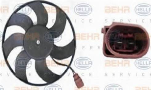 HELLA 8EW 351 039-201 - Ventilator, radiator aaoparts.ro