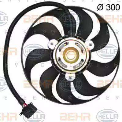 HELLA 8EW 351 150-084 - Ventilator, radiator aaoparts.ro