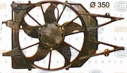 HELLA 8EW 351 150-224 - Ventilator, radiator aaoparts.ro