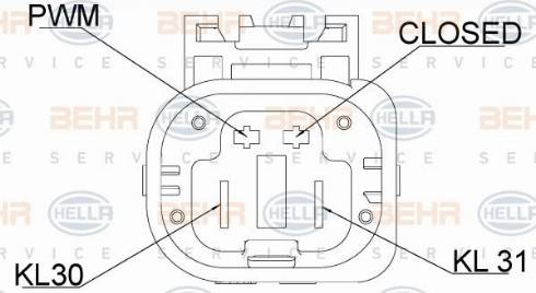 HELLA 8EW 351 151-081 - Ventilator, radiator aaoparts.ro