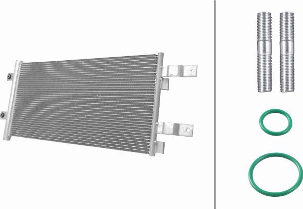 HELLA 8FC 366 220-001 - Condensator, climatizare aaoparts.ro