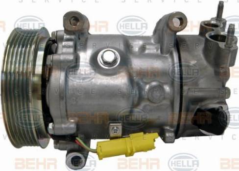 HELLA 8FK 351 007-211 - Compresor, climatizare aaoparts.ro