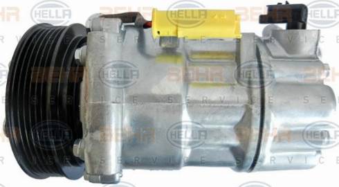 HELLA 8FK 351 007-711 - Compresor, climatizare aaoparts.ro