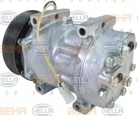 HELLA 8FK 351 132-671 - Compresor, climatizare aaoparts.ro