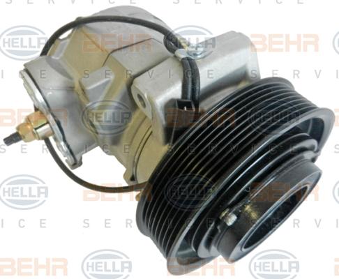 HELLA 8FK 351 176-711 - Compresor, climatizare aaoparts.ro
