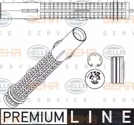 HELLA 8FT 351 335-211 - Uscator,aer conditionat aaoparts.ro