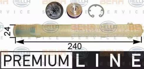 HELLA 8FT 351 335-231 - Uscator,aer conditionat aaoparts.ro