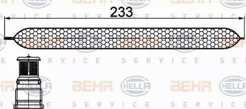 HELLA 8FT 351 200-251 - Uscator,aer conditionat aaoparts.ro