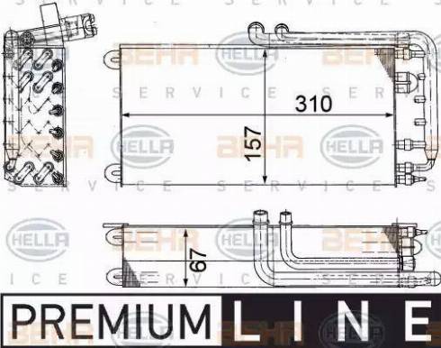 HELLA 8FV 351 210-791 - Evaporator,aer conditionat aaoparts.ro