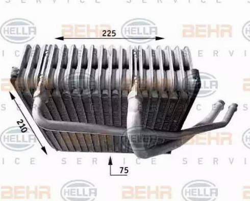 HELLA 8FV 351 210-771 - Evaporator,aer conditionat aaoparts.ro