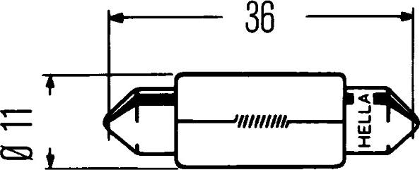 HELLA 8GM 002 092-137 - Bec incandescent aaoparts.ro