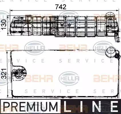 HELLA 8MA 376 705-251 - Vas de expansiune, racire aaoparts.ro