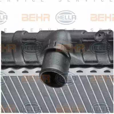 HELLA 8MK 376 745-134 - Radiator, racire motor aaoparts.ro