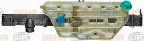 HELLA 8MK 376 756-021 - Radiator, racire motor aaoparts.ro