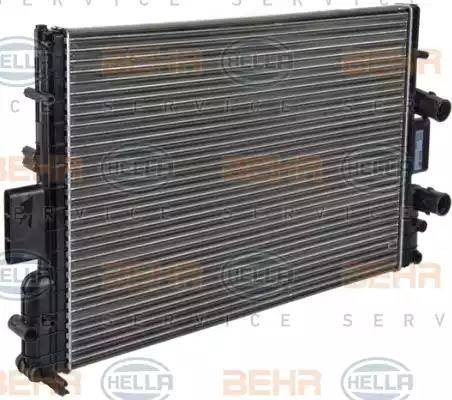 HELLA 8MK 376 760-621 - Radiator, racire motor aaoparts.ro