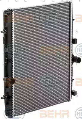 HELLA 8MK 376 700-231 - Radiator, racire motor aaoparts.ro