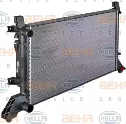 HELLA 8MK 376 719-701 - Radiator, racire motor aaoparts.ro