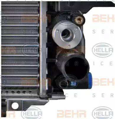 HELLA 8MK 376 715-261 - Radiator, racire motor aaoparts.ro