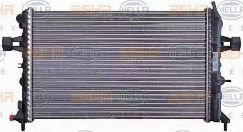 HELLA 8MK 376 710-321 - Radiator, racire motor aaoparts.ro