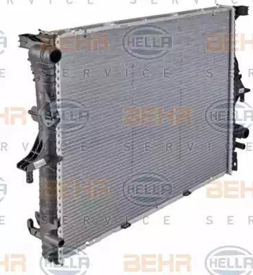 HELLA 8MK 376 718-781 - Radiator, racire motor aaoparts.ro