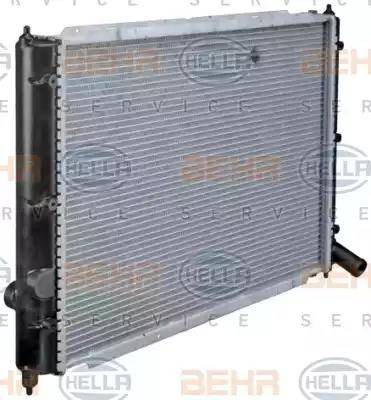 HELLA 8MK 376 713-631 - Radiator, racire motor aaoparts.ro