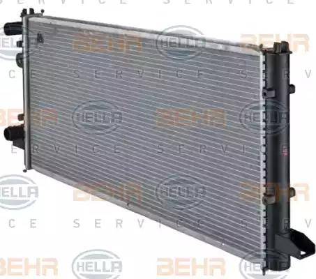 HELLA 8MK 376 717-751 - Radiator, racire motor aaoparts.ro