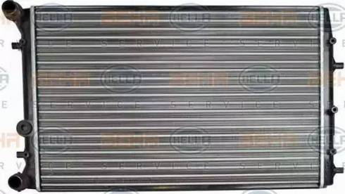 HELLA 8MK 376 717-701 - Radiator, racire motor aaoparts.ro