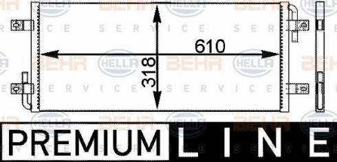 HELLA 8MK 376 779-331 - Radiator temperatura scazuta, intercooler aaoparts.ro