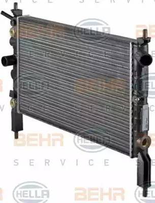 HELLA 8MK 376 771-051 - Radiator, racire motor aaoparts.ro