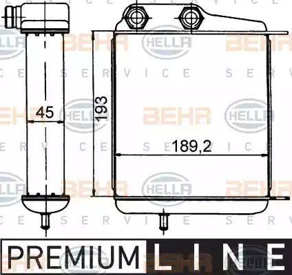 HELLA 8MO 376 765-381 - Radiator ulei, ulei motor aaoparts.ro