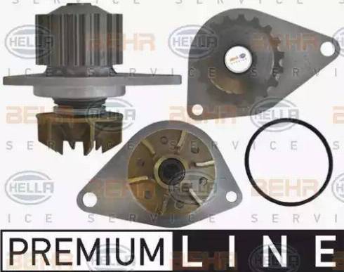 HELLA 8MP 376 801-541 - Pompa apa aaoparts.ro
