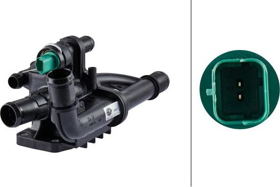 HELLA 8MT 354 777-071 - Termostat,lichid racire aaoparts.ro