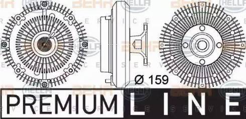 HELLA 8MV 376 757-391 - Cupla, ventilator radiator aaoparts.ro